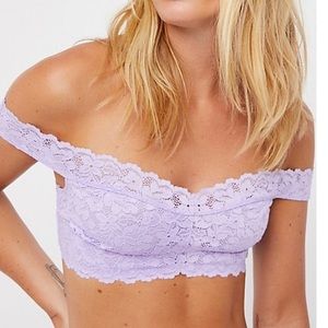 Free People off the shoulder bralette